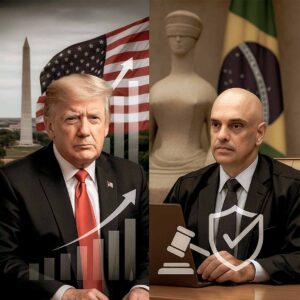 crise-eua‑brasil-se-aprofunda-trump-confirma-tarifas-e-alexandre-de-morais-esta-sob-acusacoes